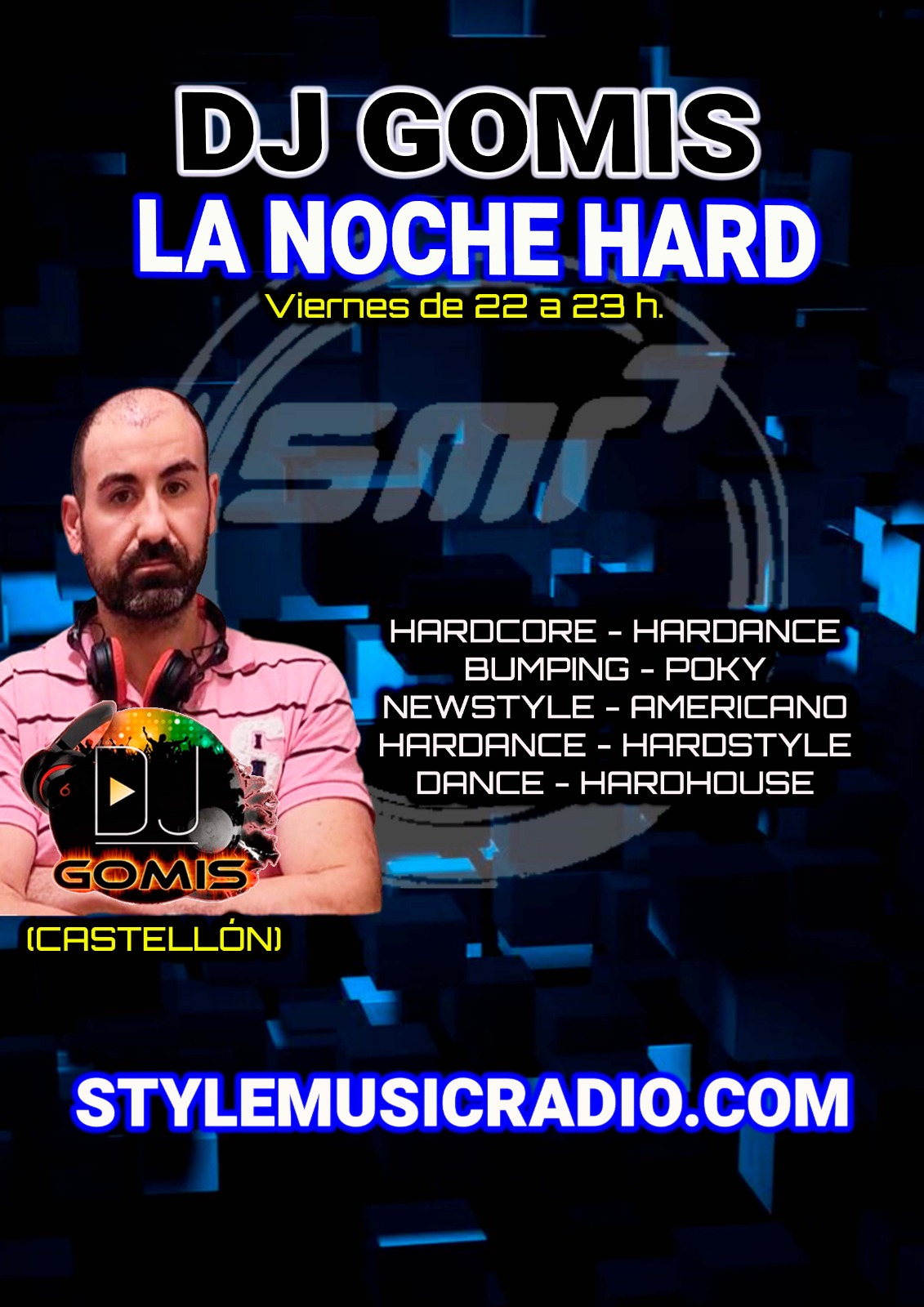 BANNER VERTICAL DJ GOMIS